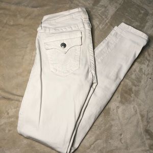 True Religion white jeans